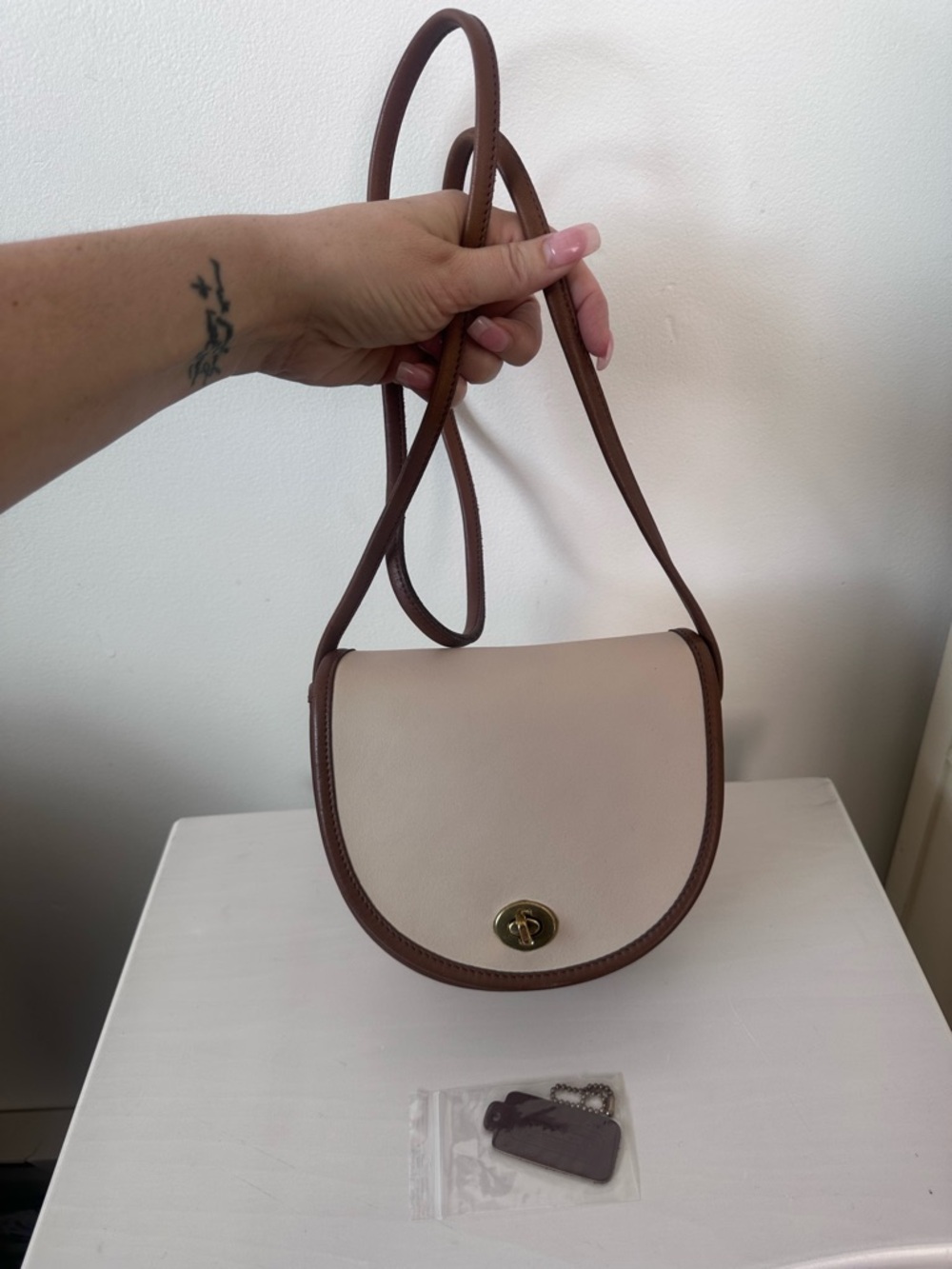 Vintage Coach Two Toned Mini Spectator Bag!